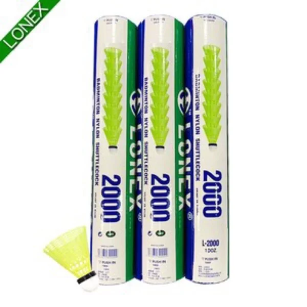 23f98aebdf6fdaca946fbba1fb287d08.webp LONEX Nylon Badminton Shuttlecock