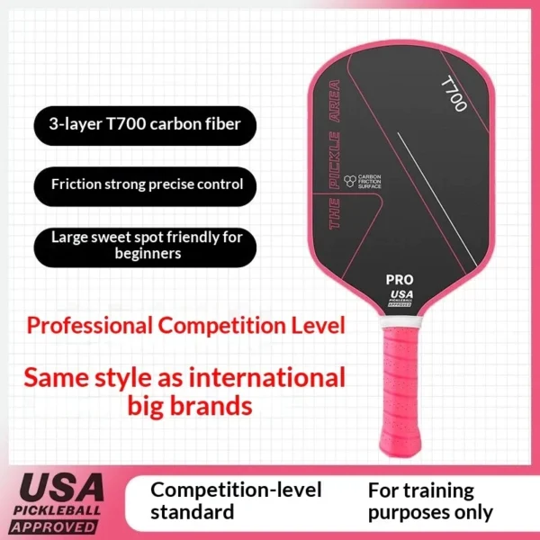 my-11134207-820ld-mojevbmpf3f3d2.webp T700 Carbon Fiber Pickleball Paddle Set