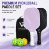 Random Pickleball Racquet Set 2 Rackets 4 Balls