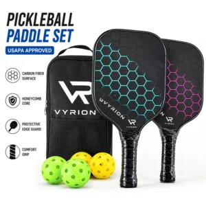 my-11134207-820li-mq8ol59j82yz2a.webp Random Pickleball Racquet Set 2 Rackets 4 Balls