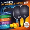 sg-11134201-825zo-mkkwop7a0z5u7c.webp Fiberglass Pickleball Paddle Set L40cm W19cm H1.6cm